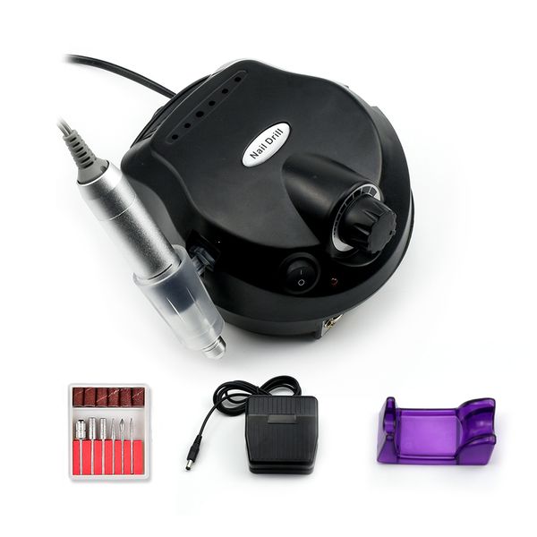 pro 35000rpm electric nail drill machine electric manicure machine drills accessory pedicure kit nail drill file bit tools, Silver
pro 35000rpm electric nail drill machine electric manicure machine drills accessory pedicure kit nail drill file bit tools, Silver