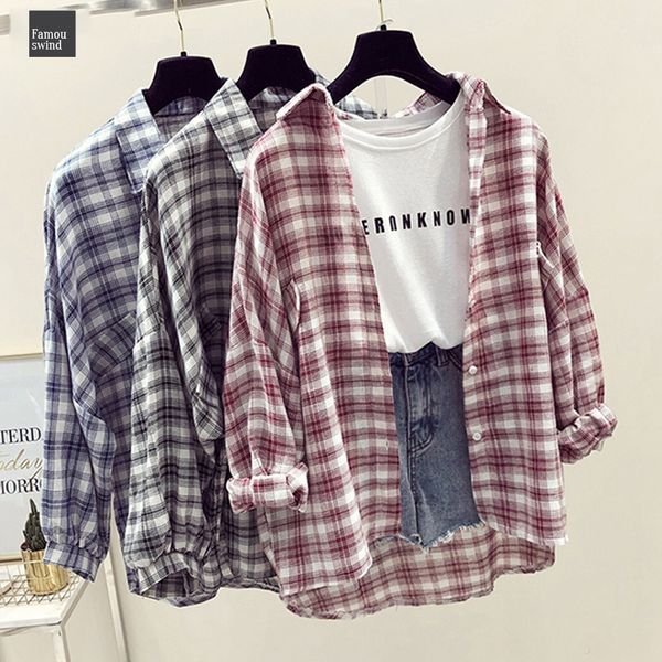 осень plaid shirt блуза женской корея колледж свободный плед шифон топы мода bat рукав сыпучего кардиган пальто одежда, White
осень plaid shirt блуза женской корея колледж свободный плед шифон топы мода bat рукав сыпучего кардиган пальто одежда, White