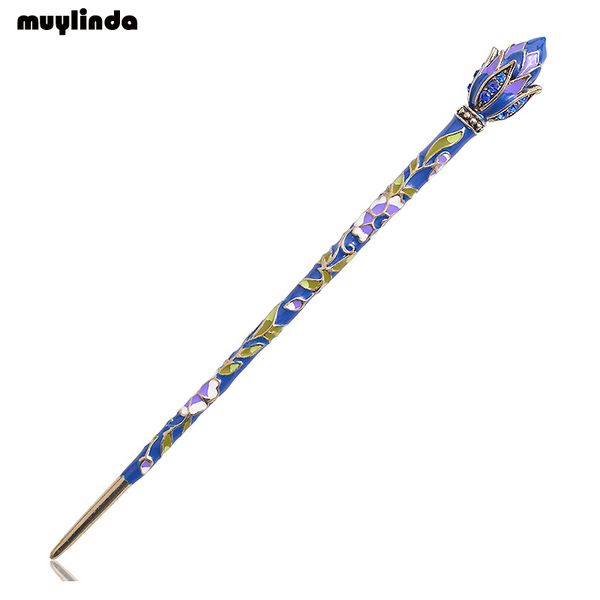 muylinda chinese style lotus flower enamel hair pin stick accessories women costume classic metal hair clip jewelry, Golden;white
muylinda chinese style lotus flower enamel hair pin stick accessories women costume classic metal hair clip jewelry, Golden;white