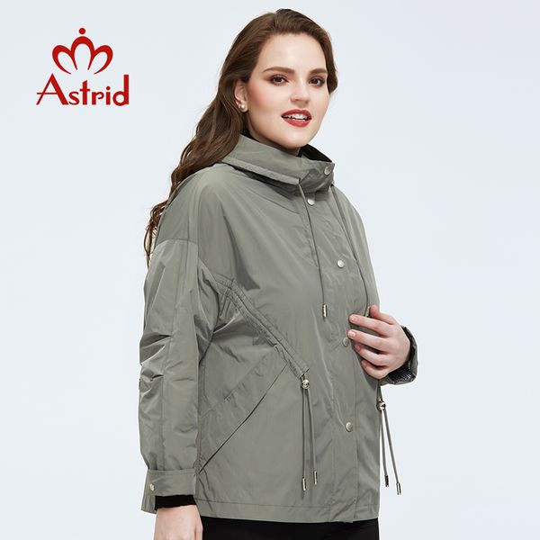 astrid 2020 spring coat women outerwear plus size short style with a hood fashion jacket women for spring as-9417, Black
astrid 2020 spring coat women outerwear plus size short style with a hood fashion jacket women for spring as-9417, Black
