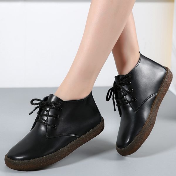 women flats shoes high-solid color soft comfortable shoes autumn new leather loafers zapatos mujer bottomed, Black
women flats shoes high-solid color soft comfortable shoes autumn new leather loafers zapatos mujer bottomed, Black