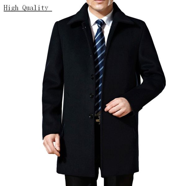 2020 autumn winter woolen coat elderly men loose business woolen men's long section lapel abrigo hombre coat s-3xl hh148, Black
2020 autumn winter woolen coat elderly men loose business woolen men's long section lapel abrigo hombre coat s-3xl hh148, Black