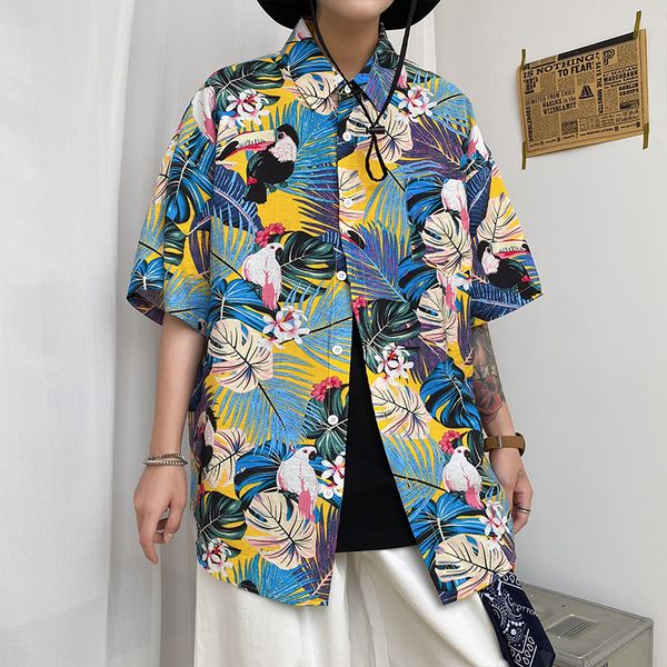 men's casual shirts fashion mens slim floral print short sleeve harajuku cotton dress flower shirt homme plus size -5xl, White;black
men's casual shirts fashion mens slim floral print short sleeve harajuku cotton dress flower shirt homme plus size -5xl, White;black