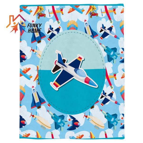 funkyhome customized throw blanket cartoon airplane pattern printed fleece blanket for beds home textile blankets
funkyhome customized throw blanket cartoon airplane pattern printed fleece blanket for beds home textile blankets