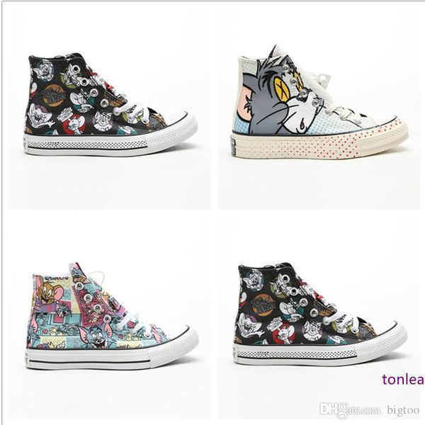 2019 new designer shoes cartoon star 10s hi tom & jerry canvas shoes men women shoes fashion plimsolls 164841c
2019 new designer shoes cartoon star 10s hi tom & jerry canvas shoes men women shoes fashion plimsolls 164841c