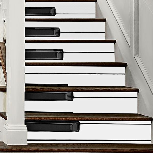piano key stair stickers waterproof wallpaper home decorations 7.1 x 39.4 inch 6pcs
piano key stair stickers waterproof wallpaper home decorations 7.1 x 39.4 inch 6pcs