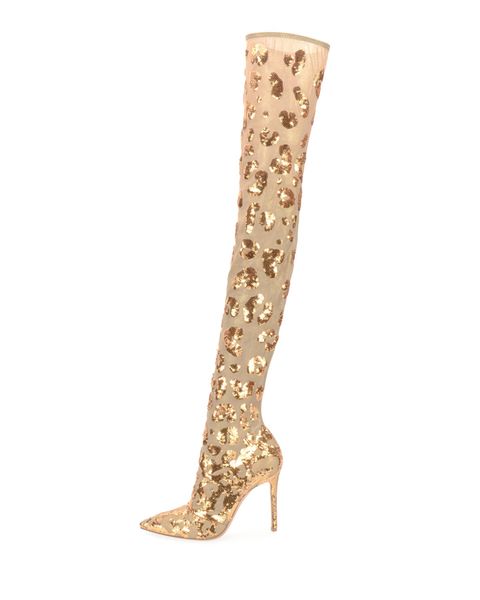 dipsloot women bling bling glitter microfiber thin high heels runway dress boots ladies pointed toe slip-on over-the-knee boots, Black
dipsloot women bling bling glitter microfiber thin high heels runway dress boots ladies pointed toe slip-on over-the-knee boots, Black