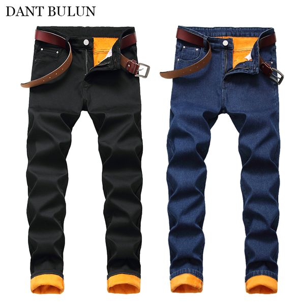 men's jeans slim fit straight leg winter thicken stretch classic jeans homme flannel lined warm autumn winter pants men, Blue
men's jeans slim fit straight leg winter thicken stretch classic jeans homme flannel lined warm autumn winter pants men, Blue