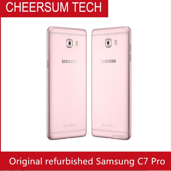 

Восстановленное Оригинал Samsung Галактики С7 про C7010 5,7-дюймовый Окта основные 4Gb оперативной памяти 64 Гб ROM две SIM-16МП 3300 мАч и 4G LTE смартфон