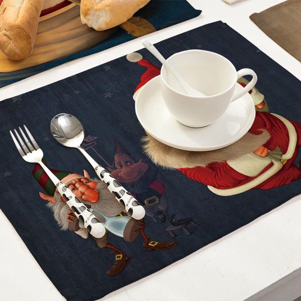 santa claus printed cotton western mat 42*32cm table dinner burlap placemats party home decor table napkins christmas day
santa claus printed cotton western mat 42*32cm table dinner burlap placemats party home decor table napkins christmas day