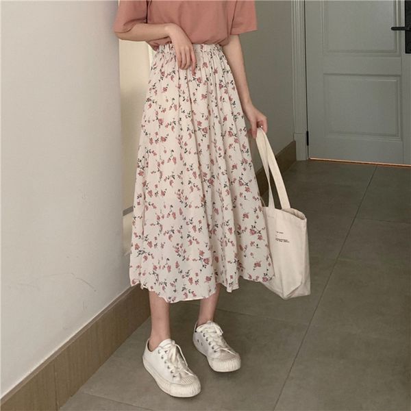 skirts long skirt womens clothing 2021 spring summer white floral high waist elastic harajuku vintage streetwear loose chiffon, Black
skirts long skirt womens clothing 2021 spring summer white floral high waist elastic harajuku vintage streetwear loose chiffon, Black