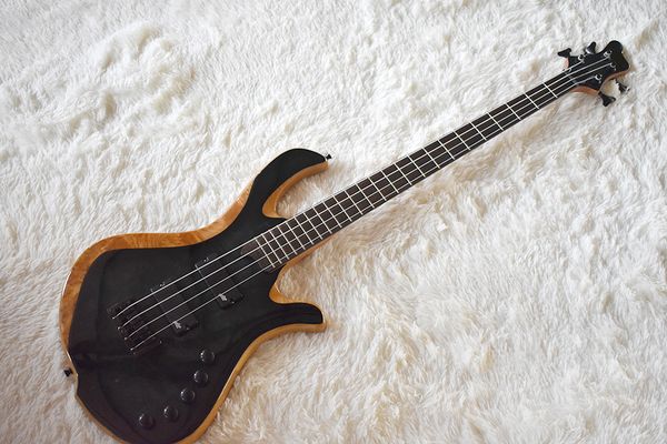 factory black electric bass guitar with 4 strings,ash body,dark green pattern,black hardware,can be customized
factory black electric bass guitar with 4 strings,ash body,dark green pattern,black hardware,can be customized