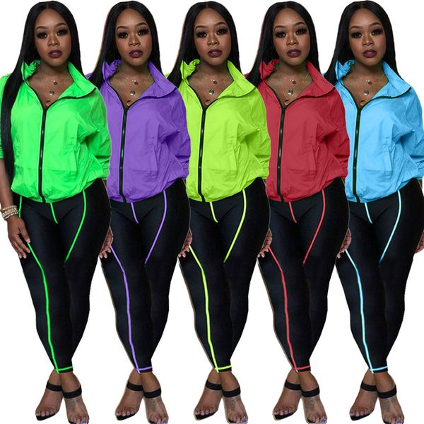 women sports two piece tracksuit sets fall winter long sleeve zipper windbreaker jacket bodycon legging pants outfits sweatsuit clothing, Gray
women sports two piece tracksuit sets fall winter long sleeve zipper windbreaker jacket bodycon legging pants outfits sweatsuit clothing, Gray