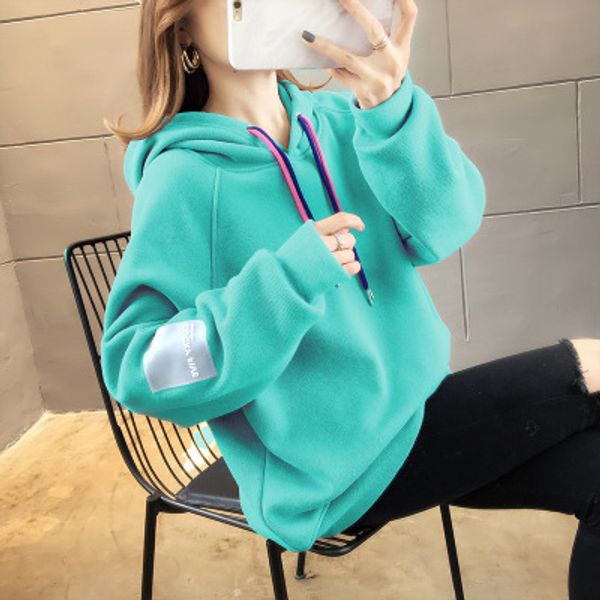 2019 осень и зима корейской версии нового бархата толщиной с капюшоном свитер свитер женщин рубашку wv, Black
2019 осень и зима корейской версии нового бархата толщиной с капюшоном свитер свитер женщин рубашку wv, Black