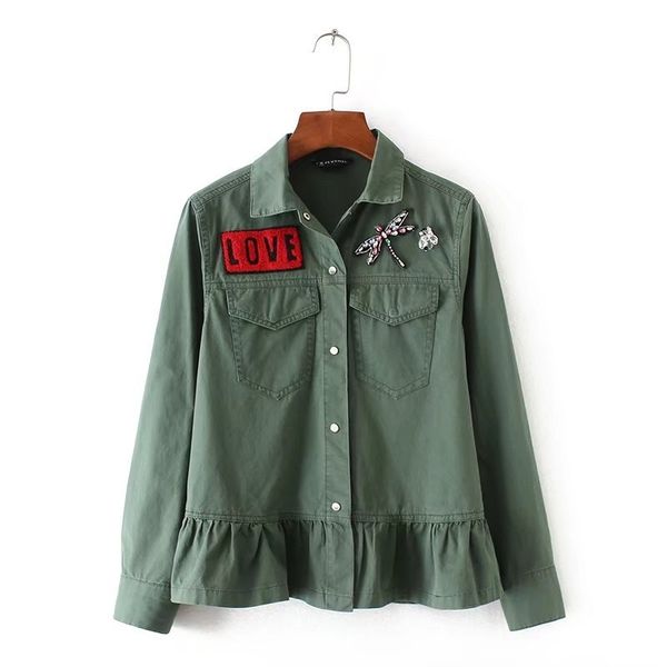 new women short jacket female decoration leaf casual coat basic short outerwear jacket women's jackets, Black;brown
new women short jacket female decoration leaf casual coat basic short outerwear jacket women's jackets, Black;brown