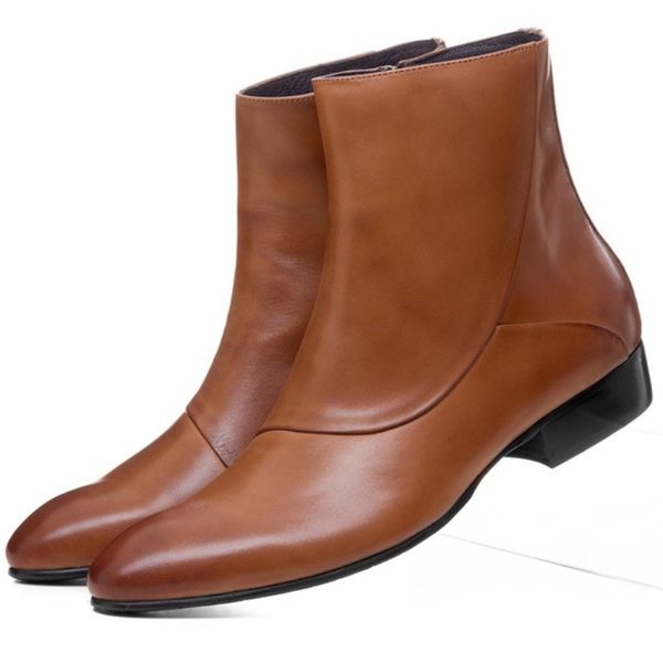 quality black / brown zipper mens ankle boots genuine leather motorcycle shoes mens work shoes dress boots
quality black / brown zipper mens ankle boots genuine leather motorcycle shoes mens work shoes dress boots