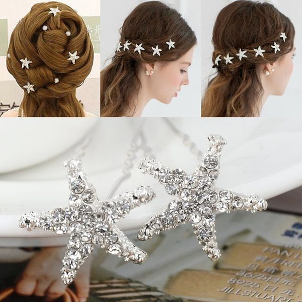 20шт свадебные невесты crystal sea star волос rhinestone pins зажимы женщины шпильки аксессуары для волос, Golden;white
20шт свадебные невесты crystal sea star волос rhinestone pins зажимы женщины шпильки аксессуары для волос, Golden;white