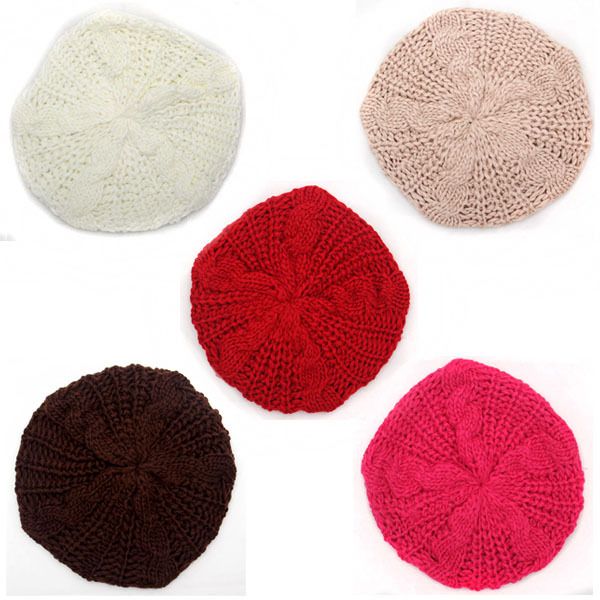 fashion women's lady beret braided baggy beanie crochet warm winter hat ski cap wool knitted hat, Blue;gray
fashion women's lady beret braided baggy beanie crochet warm winter hat ski cap wool knitted hat, Blue;gray