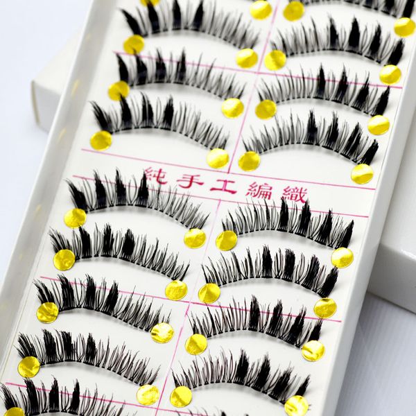 10 hand made natural long eyelashes makeup cream, eyelashes, eyelashes, cilia, false short d-s-8
10 hand made natural long eyelashes makeup cream, eyelashes, eyelashes, cilia, false short d-s-8