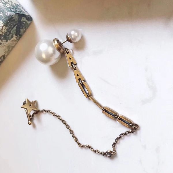 c2245 popular make old brass geometric earrings with stylish letters star chain single earrings for women with cool jewelry, Golden;silver
c2245 popular make old brass geometric earrings with stylish letters star chain single earrings for women with cool jewelry, Golden;silver