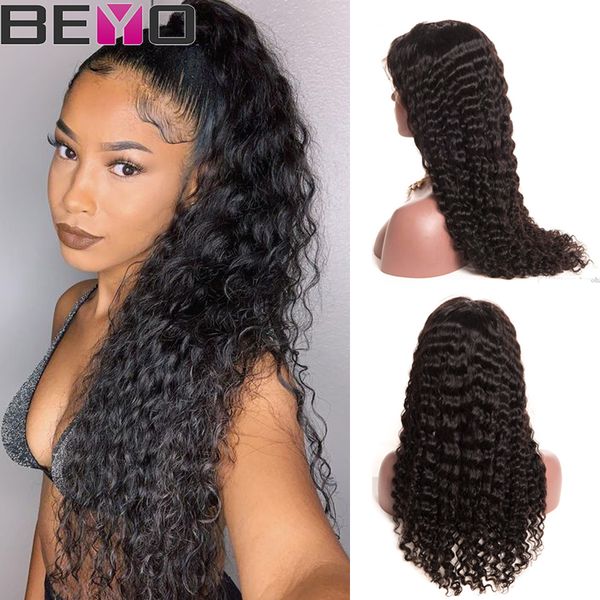 360 full lace human hair wigs brazilian deep wave curly virgin human hair wigs for women lace wig 30 inch remy beyo, Black;brown
360 full lace human hair wigs brazilian deep wave curly virgin human hair wigs for women lace wig 30 inch remy beyo, Black;brown