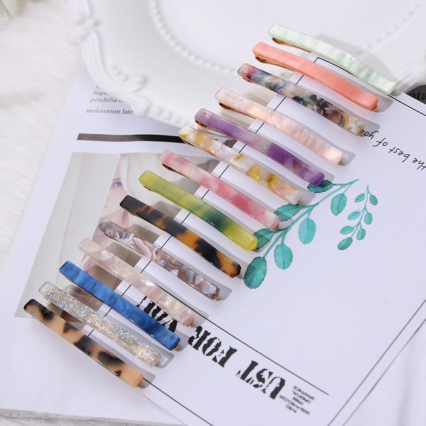 random color 1 pcs trendy acetic acid hairpin triangle long colorful barrettes stone hair clips women hair styling accessories, Golden;silver
random color 1 pcs trendy acetic acid hairpin triangle long colorful barrettes stone hair clips women hair styling accessories, Golden;silver