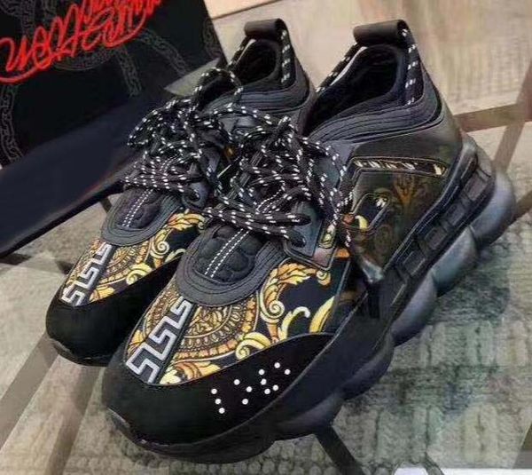 latest men chain sneakes luxury designer sneakers mens women sport shoes leather casual shoes trainers lightweight sole chaussures 66, Black
latest men chain sneakes luxury designer sneakers mens women sport shoes leather casual shoes trainers lightweight sole chaussures 66, Black