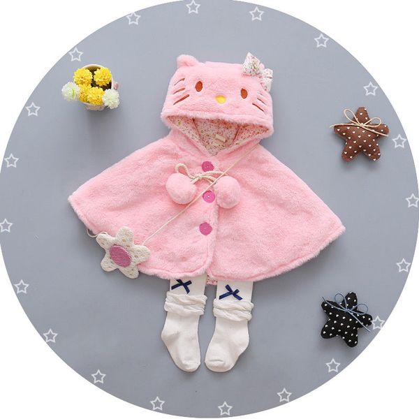 fleece baby clothes cute kids baby girls thick coat hooded cloak ponco jacket outwear cartoon kitty, Blue;gray
fleece baby clothes cute kids baby girls thick coat hooded cloak ponco jacket outwear cartoon kitty, Blue;gray