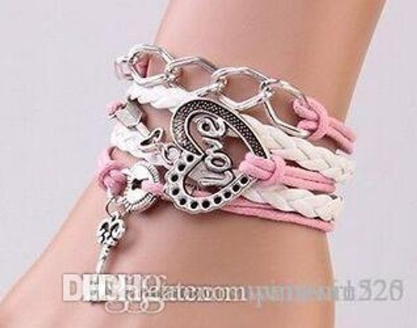 2018 54 styles bracelets infinity bracelets love believe pearl friendship charm multilayer charm leather bracelets women, Golden;silver
2018 54 styles bracelets infinity bracelets love believe pearl friendship charm multilayer charm leather bracelets women, Golden;silver