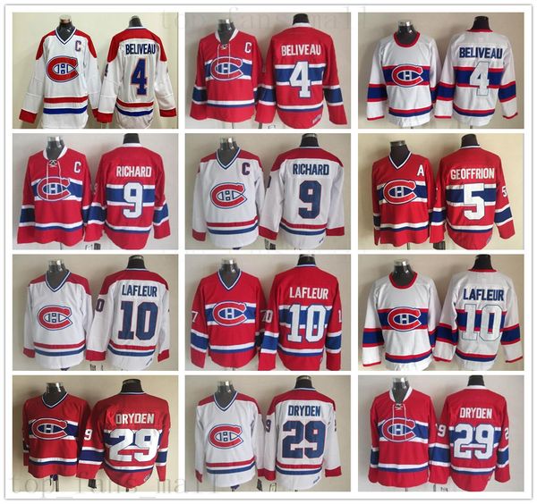 vintage ccm stitched ice hockey 4 jean beliveau jersey 10 guy lafleur 9 maurice richard 29 ken dryden 5 geoffrion jerseys, Black;red
vintage ccm stitched ice hockey 4 jean beliveau jersey 10 guy lafleur 9 maurice richard 29 ken dryden 5 geoffrion jerseys, Black;red