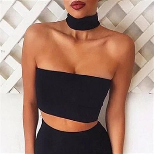 elasticity tube bra women summer strapless beach seamless crop bandeau black streetwear beige club camisoles tanks, Black;white
elasticity tube bra women summer strapless beach seamless crop bandeau black streetwear beige club camisoles tanks, Black;white