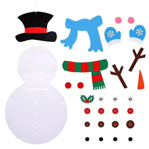christmas diy felt snowman new year gift kids toys with ornaments door wall hanging kit christmas decorations for home christmas decorations
christmas diy felt snowman new year gift kids toys with ornaments door wall hanging kit christmas decorations for home christmas decorations