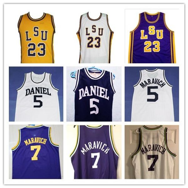 basketball lsu college jersey daniel pete 7 maravich utah throwback jersey mesh stitched embroidery custom made size s-5xl, Black
basketball lsu college jersey daniel pete 7 maravich utah throwback jersey mesh stitched embroidery custom made size s-5xl, Black