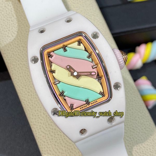 version sweets rm 07-03 marshmallow ceramic case yellow pink green enamel dial japan miyota automatic rm07 lady watch designer watches, Slivery;brown
version sweets rm 07-03 marshmallow ceramic case yellow pink green enamel dial japan miyota automatic rm07 lady watch designer watches, Slivery;brown