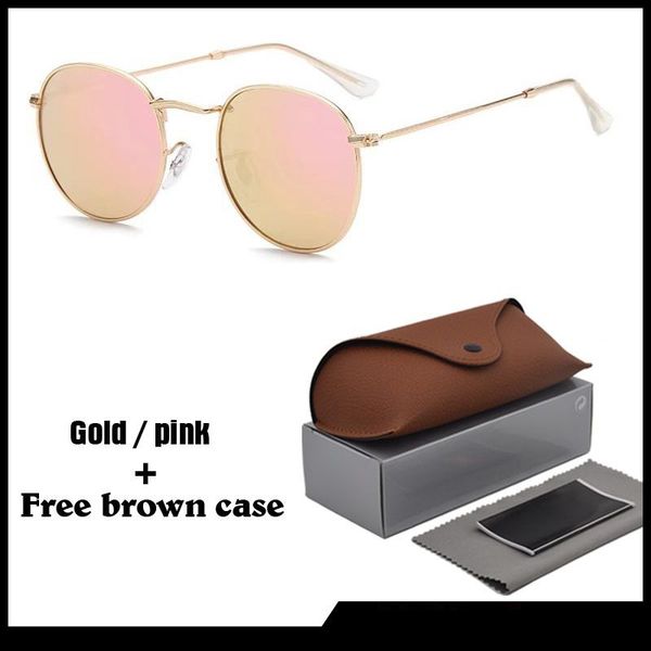 brand designer round sunglasses women men fashion vintage retro oculos glasses gafas de sol with brown cases and box, White;black
brand designer round sunglasses women men fashion vintage retro oculos glasses gafas de sol with brown cases and box, White;black