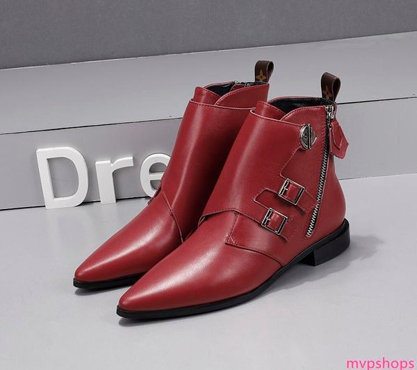 a1 spring fall luxury fashion womens black brown real leather round toes gold buckle strap biker motorcycle short hiking ankle boots
a1 spring fall luxury fashion womens black brown real leather round toes gold buckle strap biker motorcycle short hiking ankle boots