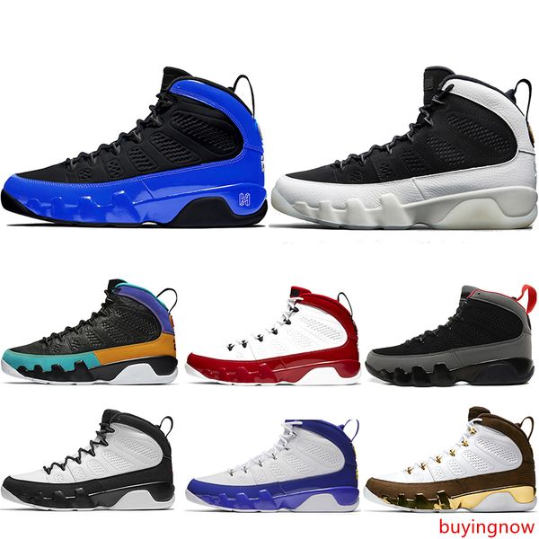 designer 9 racer blue men basketball shoes 9s gym red unc dream it do it space jam mens sports trainers sneakers