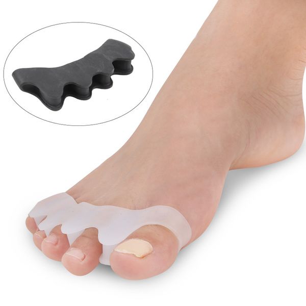 1 pair sebs five toe separator/splitter relieve foot pressure soft corrector foot care for men and wemon, Black
1 pair sebs five toe separator/splitter relieve foot pressure soft corrector foot care for men and wemon, Black