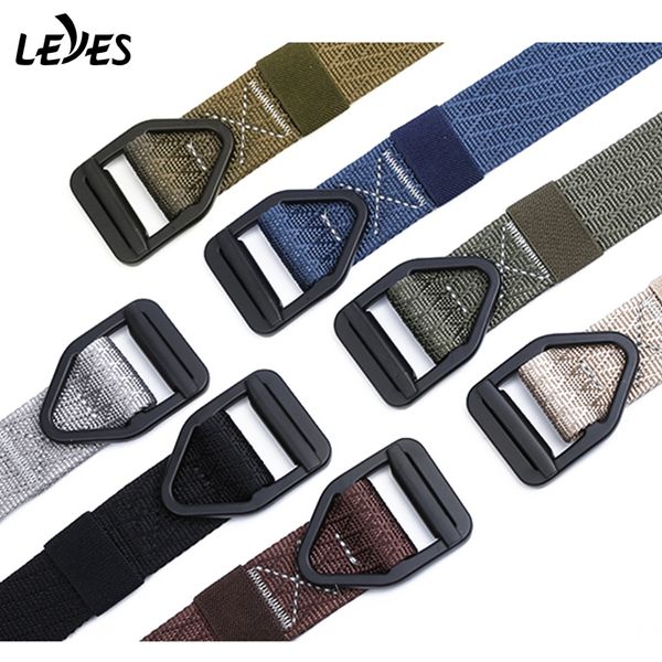 outdoor belt for men metal triangle buckle nylon wide belts canvas tactical training waist webbing belt, Black;brown
outdoor belt for men metal triangle buckle nylon wide belts canvas tactical training waist webbing belt, Black;brown