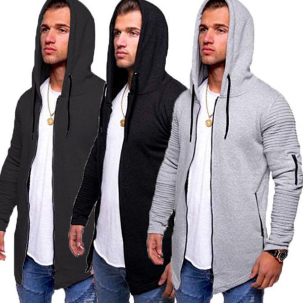 brand new fashion men hoodie sweatshirt full zipper long sleeve hoodie hooded pocket plain design casual, Black
brand new fashion men hoodie sweatshirt full zipper long sleeve hoodie hooded pocket plain design casual, Black