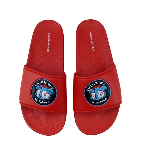 happyslides 2020 summer outdoor man sandal design pu sandals shoes for men footwear comfort sandals new design sublimation slippers, Black