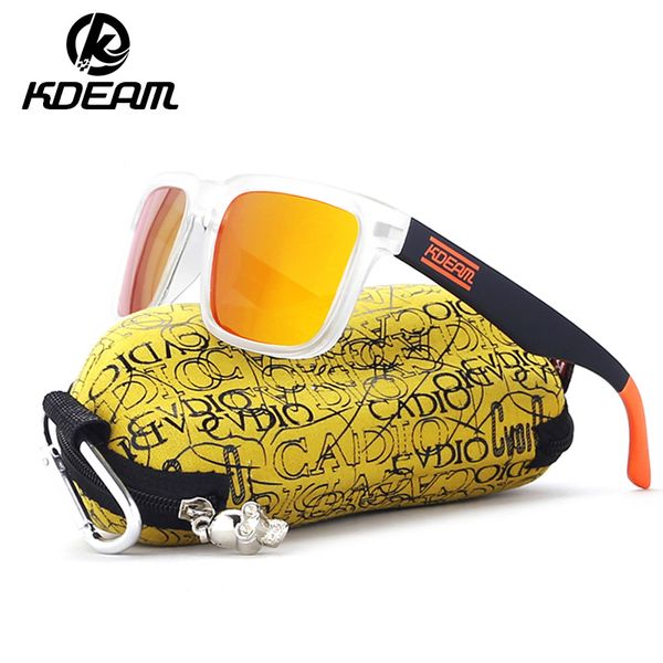 kdeam outdoor polarized sunglasses for men women brand designer sun glasses square polarizadas with brand zipper case, White;black
kdeam outdoor polarized sunglasses for men women brand designer sun glasses square polarizadas with brand zipper case, White;black