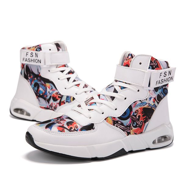 men vulcanized shoes sneakers men's fashion ankle shoes colorful sport graffiti board men winter shoe 2019 street shoe, Black
men vulcanized shoes sneakers men's fashion ankle shoes colorful sport graffiti board men winter shoe 2019 street shoe, Black