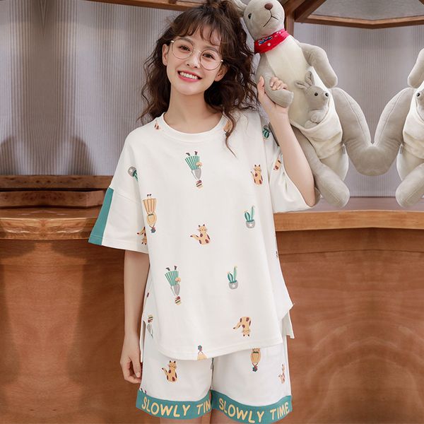 2020 summer cartoon cottonpajamas set women pyjamas women sleepwear night suits pijama mujer home wear plus size nightwear, Black;red
2020 summer cartoon cottonpajamas set women pyjamas women sleepwear night suits pijama mujer home wear plus size nightwear, Black;red