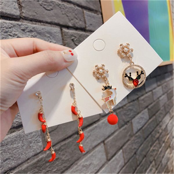 female woman girl dangle drop earrings fall winter korean long christmas elk pepper 2019 fashion jewelry accessories-qqd5-w9, Silver
female woman girl dangle drop earrings fall winter korean long christmas elk pepper 2019 fashion jewelry accessories-qqd5-w9, Silver