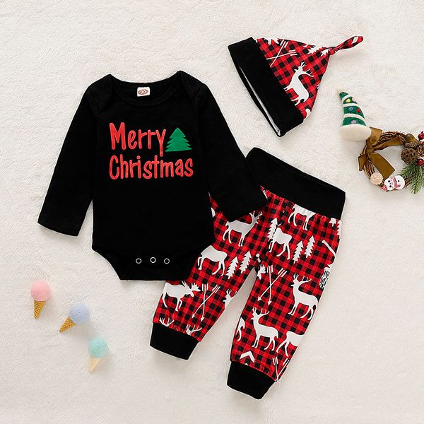 infant baby boys girls christmas letter bodysuit romper+deer plaid pants outfits cartoon long sleeve round neck sets, White
infant baby boys girls christmas letter bodysuit romper+deer plaid pants outfits cartoon long sleeve round neck sets, White