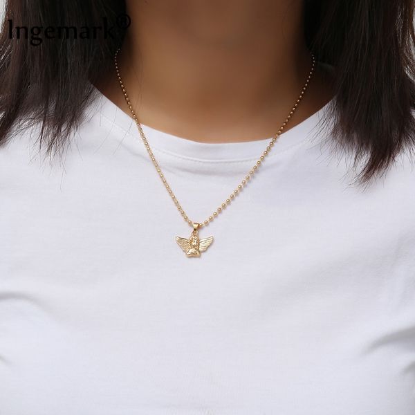 lateefah nieuwe mode angel hanger choker chain milieuvriendelijke materiaal legering kralen boho chain collier vrouwen siera, Silver
lateefah nieuwe mode angel hanger choker chain milieuvriendelijke materiaal legering kralen boho chain collier vrouwen siera, Silver