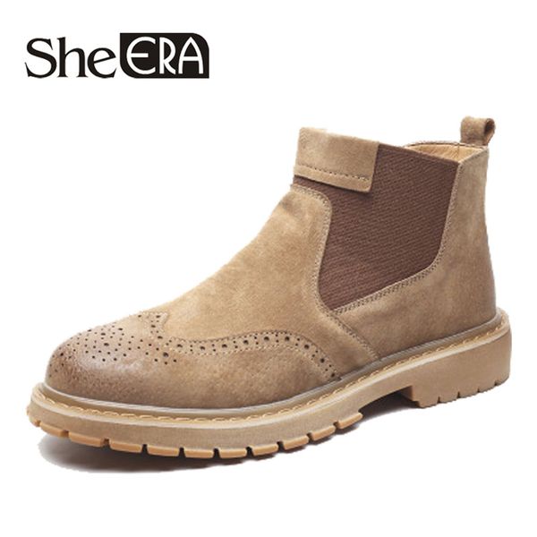 2019 new fashion british style men boots autumn winter men ankle boots motorcycle oxfords brogue botas slip on male footwear, Black
2019 new fashion british style men boots autumn winter men ankle boots motorcycle oxfords brogue botas slip on male footwear, Black