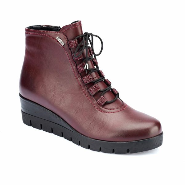 flo 82. 150386.z burgundy women 's boots polaris, Black