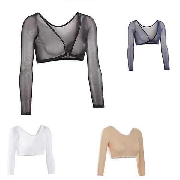 invisible seamless arm shaper t-shirt compression mesh chest slim upper black white fresh blue color
invisible seamless arm shaper t-shirt compression mesh chest slim upper black white fresh blue color